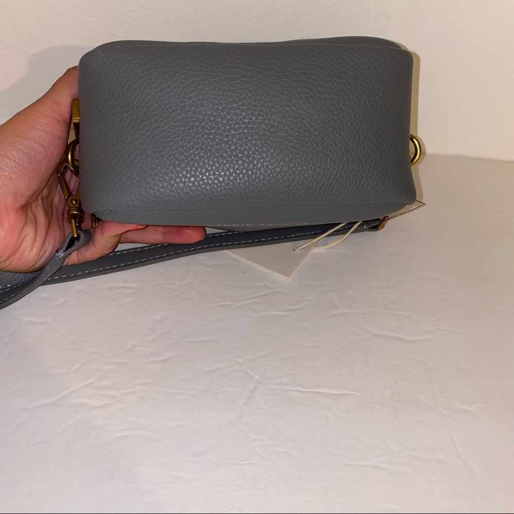 Etienne Aigner - Adeline Mini Ca Double Zip Crossbody Camera bag βslateβ gray π - Picture 6 of 15